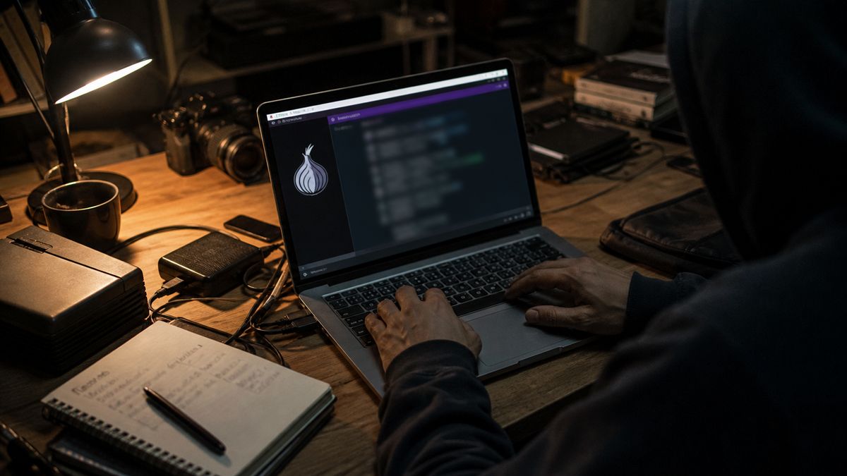 person troubleshooting Tor Browser